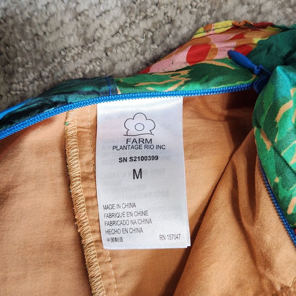 FARM Rio Tropical Mixed Prints Multi-Layered Midi Skirt size M - Picture 2 of 11
